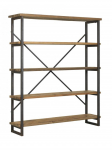 Lodge, Granville Industrial bookcase, raw