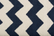 Zik Zak Rug Blue