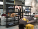 Storey Bookcase Shelf-Black / White