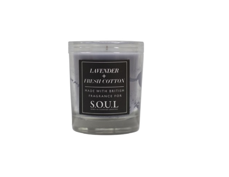 S.O.U.L Pl-Votive W/Wax Scnt H85/70Mm Lavender Lav/Cot