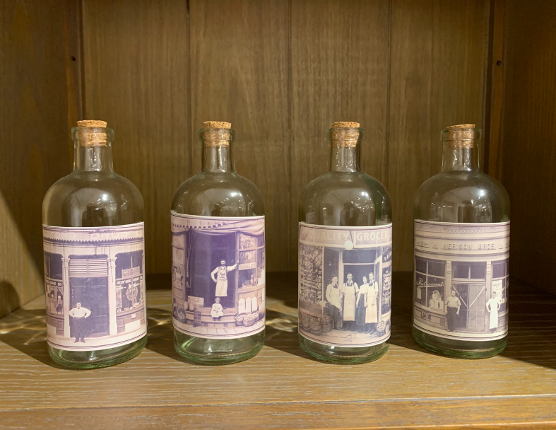 S.O.U.L 裝飾玻璃瓶子 *4個