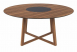 Matteo Dining table round 160/140 HPL Walnut